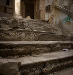 Treppenerneuerung für eine Moschee in Nablus